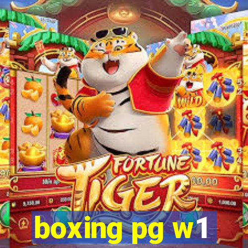 boxing pg w1